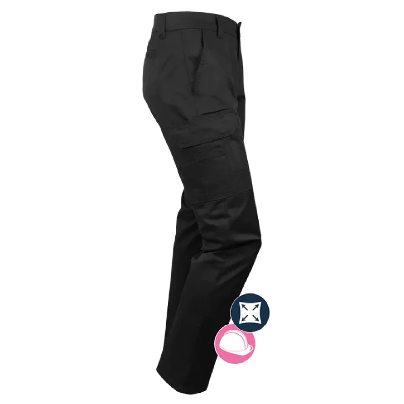 Ladies Stretch Cargo Work Pants by GATTS Workwear - Style 013EX