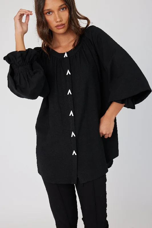 Alexandra Trinity Blouse Black