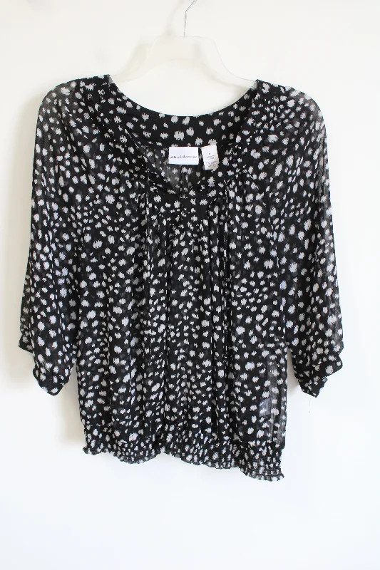 Alfred Dunner Black and White Blouse | 20