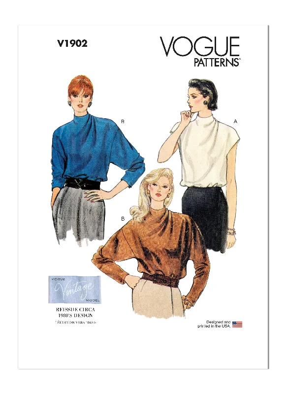 Vogue Pattern V1902 Misses' Blouse