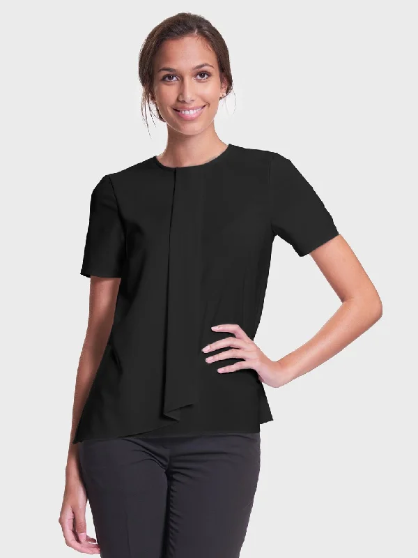 Ladies' Panel Blouse - Black