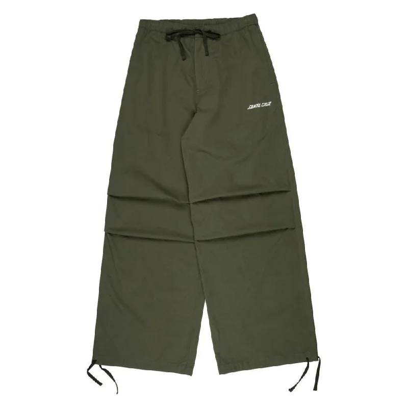 Santa Cruz Womens Pant Strip Parachute - Khaki