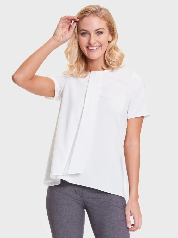 Ladies' Panel Blouse - White