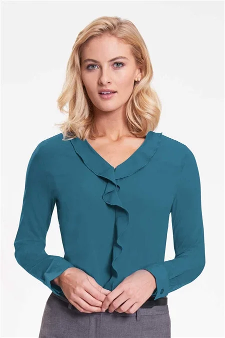 Ladies' Charlotte Blouse - Aquamarine