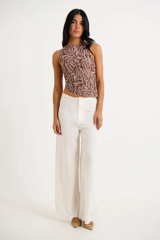 Rosalia Pant White - FINAL SALE