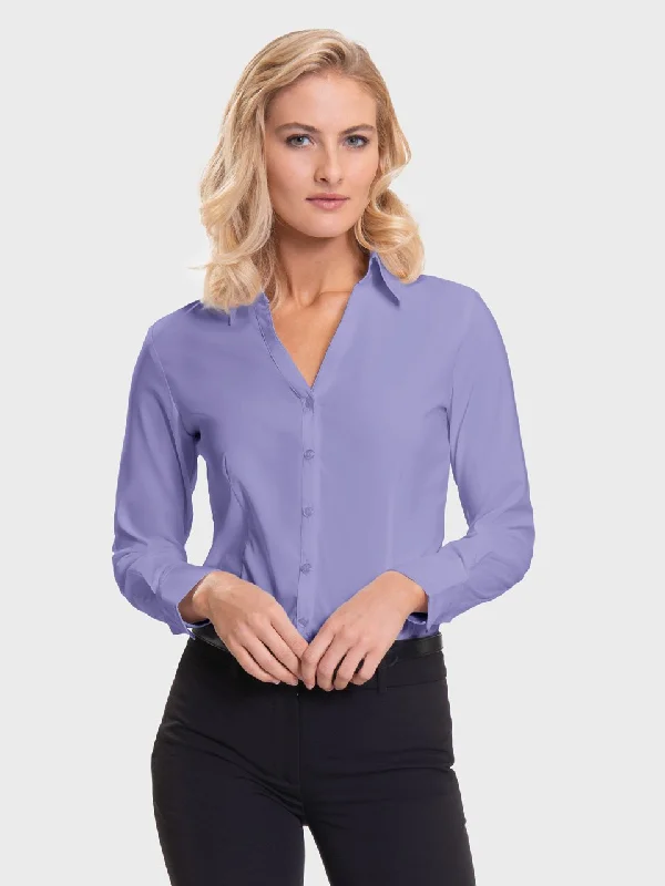 Ladies' Perfect Blouse Long Sleeve - Lavender