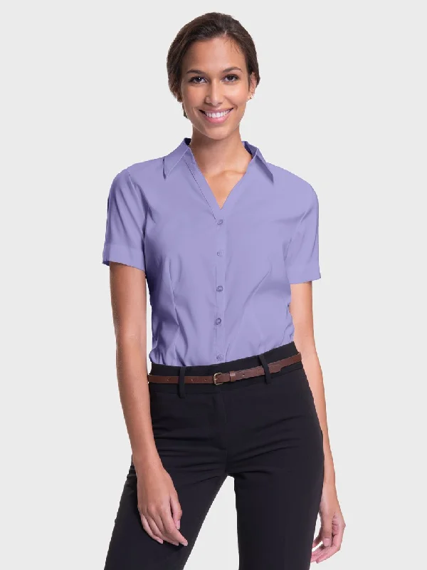 Ladies' Perfect Blouse Short Sleeve - Lavender