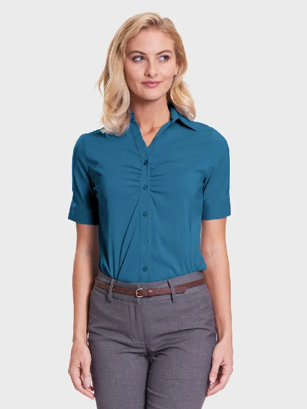 Ladies' Victoria Blouse - Aquamarine