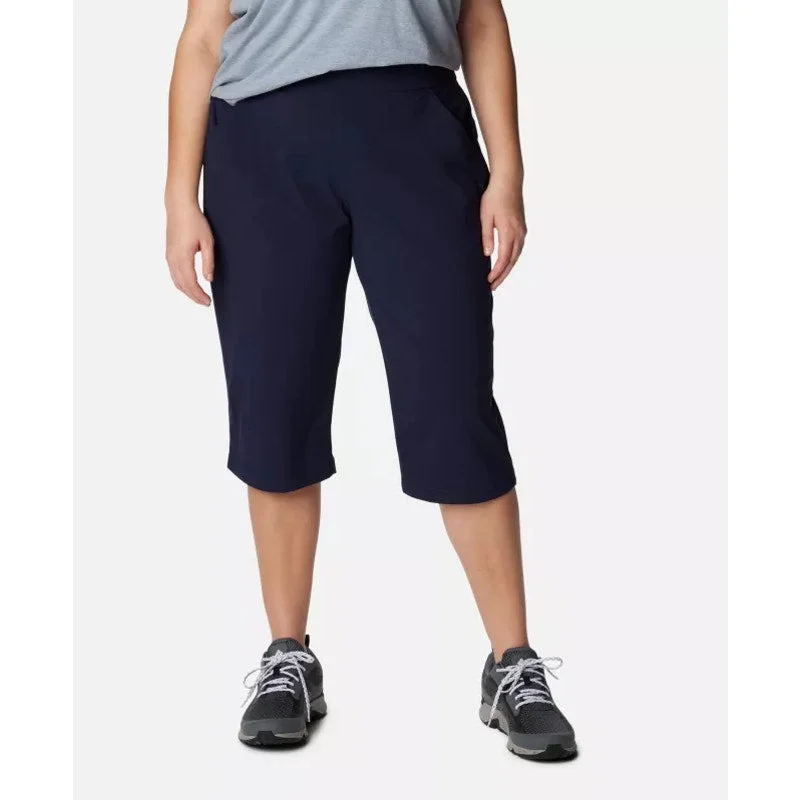 COLUMBIA Women’s Anytime Casual Capri Pants 3X in Dark Nocturnal Blue