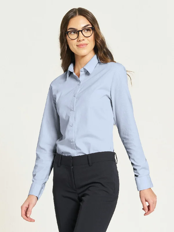 Ladies' Essential Blouse - Light Blue