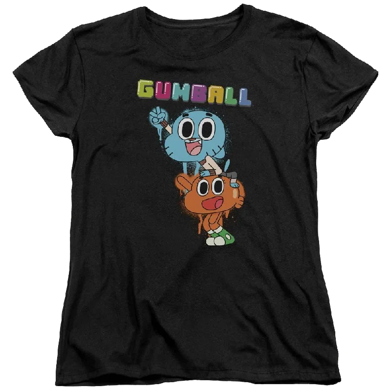 The Amazing World Of Gumball Gumball Spray Women's T-Shirt