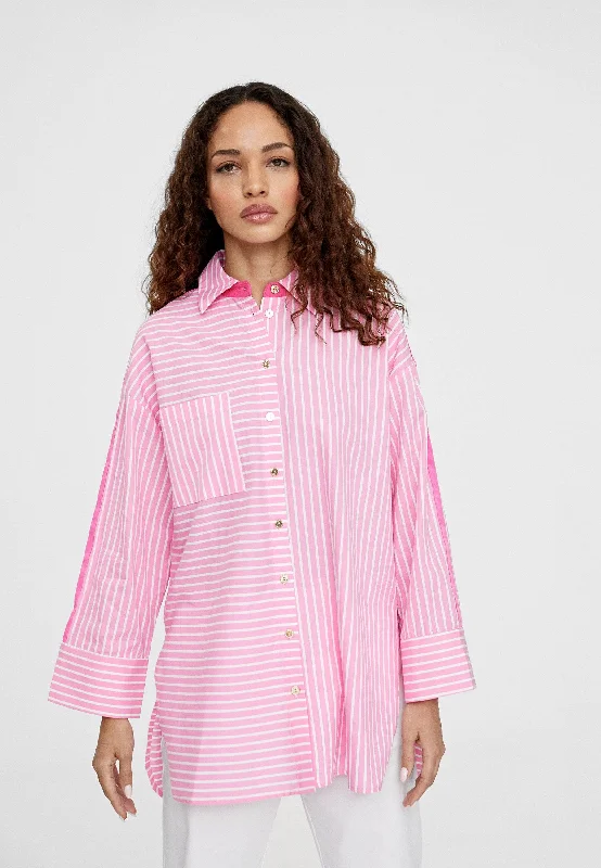 Oversize striped shirt