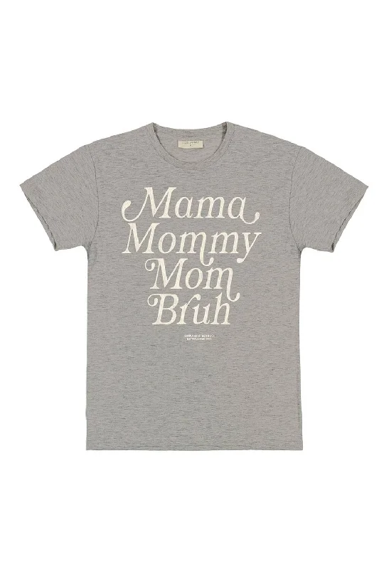 Simply Southern Plus Size Mom Bruh T-Shirt for Women in Oat Heather | EXT-SS-MOMBRUH-OATHTHR