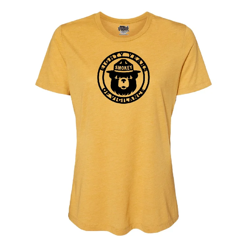 Smokey Bear 80 Years Women's Crewneck Tee