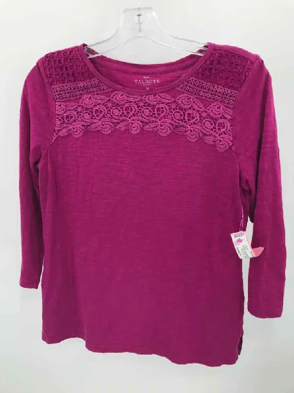 Pre-Owned Talbots Purple Size Small P T-shirt