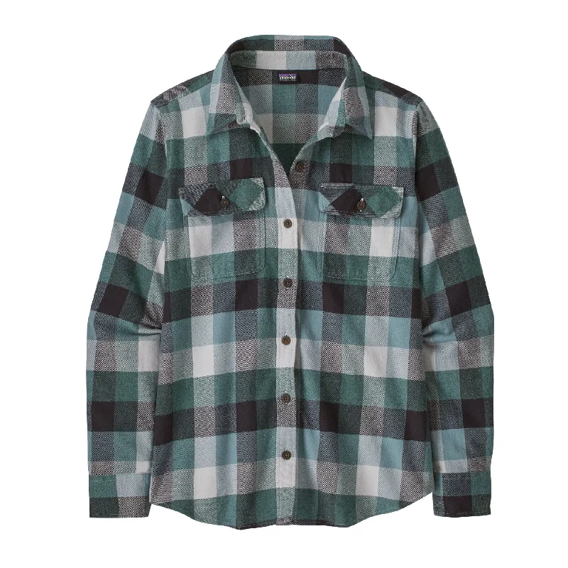 W's Long-Sleeved Fjord Flannel Shirt - 100% organic cotton