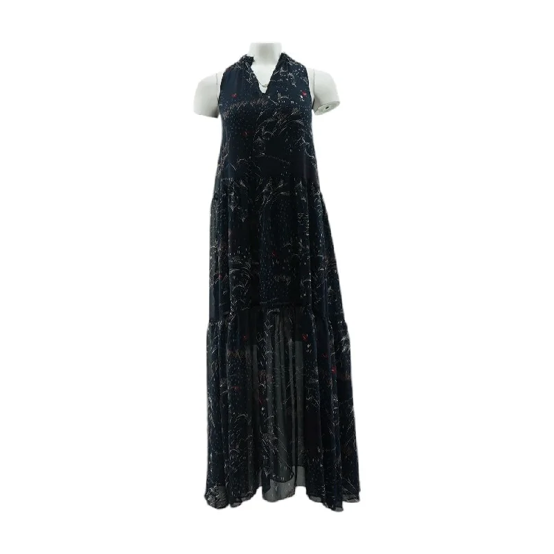 Navy Misc Maxi Dress