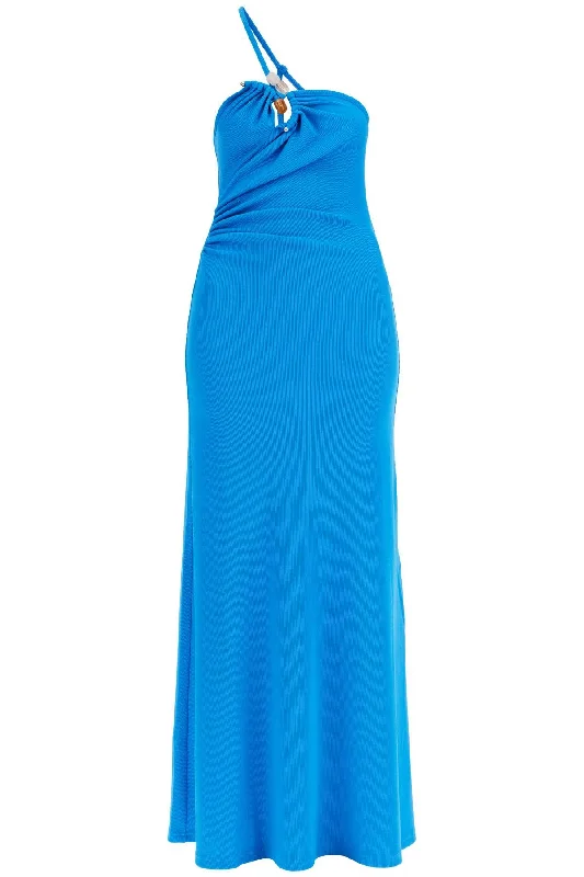 One-shoulder Maxi Dress With