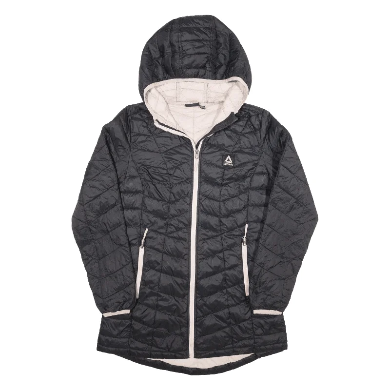 REEBOK Lightweight Puffer Jacket Black Womens S