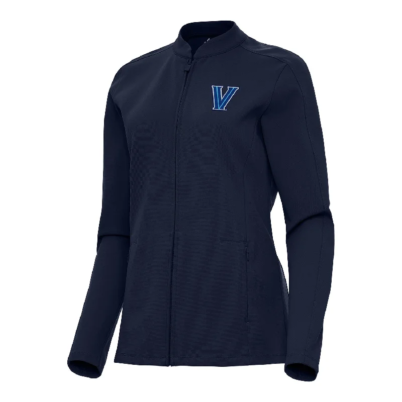 Ladies Villanova Wildcats Regard Full Zip Navy Jacket