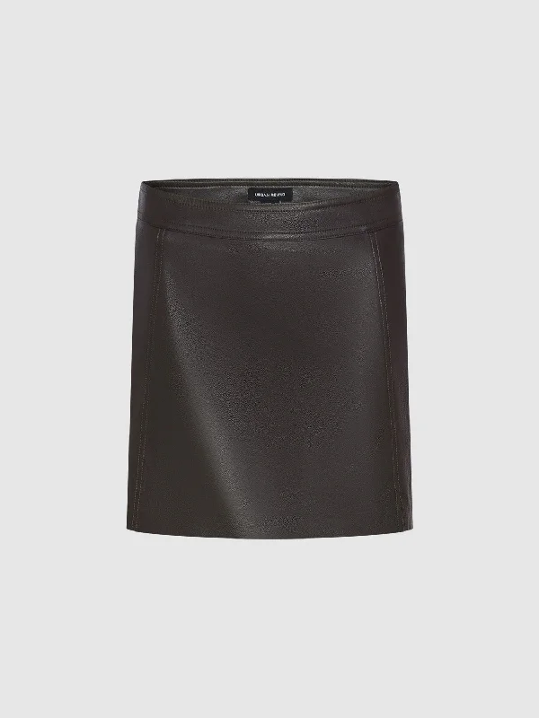 Leather Straight Skirts