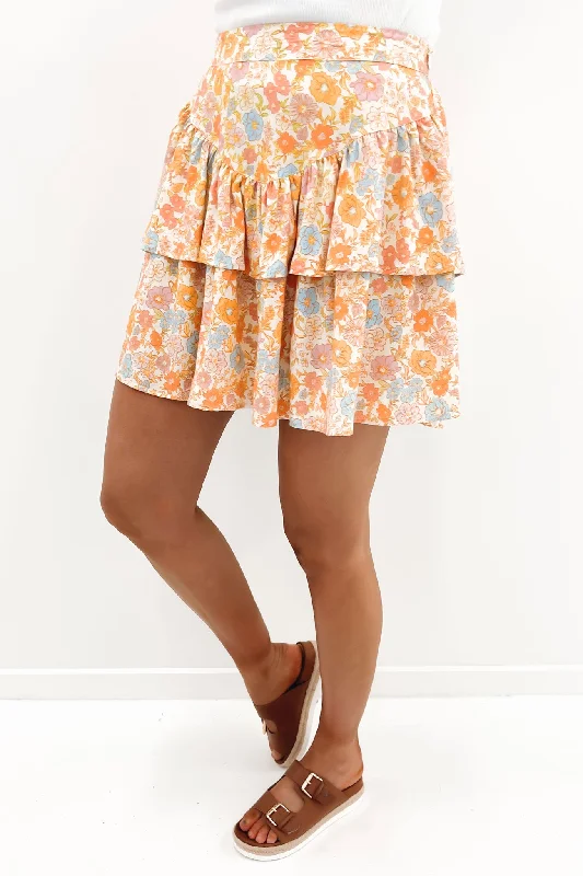 Meadow Mini Skirt Print