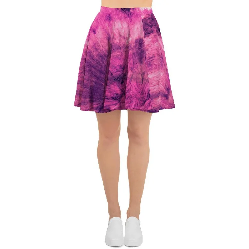 Pink Tie Dye Women's Skirt